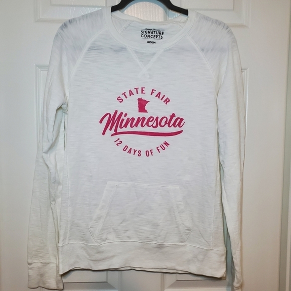 MN Minnesota State Fair Crewneck Sweatshirt Sz M - Picture 1 of 8